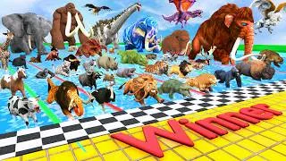 Thumbnail: Ultimate Swimming Race 50 Animals Epic Speed Challenge: Which is the Fastest? Animal Revolt Battle
