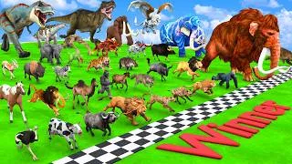 Thumbnail: Ultimate Race 50 Animals vs T-Rex Epic Speed Challenge: Which is the Fastest? Animal Revolt Battle
