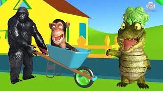 Thumbnail: Animals farm eat food - Funny cartoon 2020