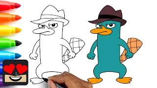 Thumbnail: How To Draw Perry the Platypus | Phineas and Ferb