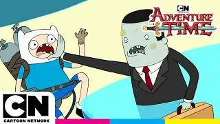 Thumbnail: Creepy Frozen Businessmen Discovery | Adventure Time | Cartoon Network UK
