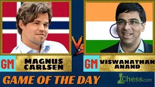Thumbnail: Magnus Carlsen vs Viswanathan Anand | Game of the day