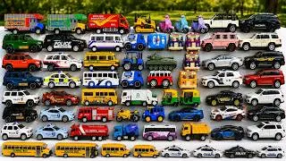 Thumbnail: All City Vehicles for Kids 🚍🚑🚓🚒 | School Bus, Ambulance, Police Car, Fire Truck & More