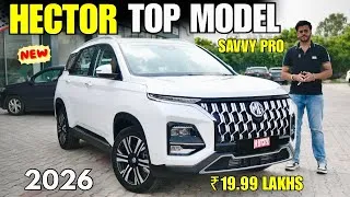 Thumbnail: MG Hector Top Model 2026 Detailed Review ✅ MG Hector 2026 Facelift 2026 New Price & Features 🔥