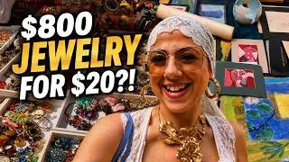Thumbnail: Thrift With Me in NYC | Chelsea Flea Market, Hidden Designer Finds & $800 Jewelry