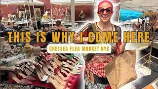 Thumbnail: THRIFT WITH ME at NYC's Chelsea Flea Market | Antiques, Fashion, Vintage Finds & a Bag of 14K Gold