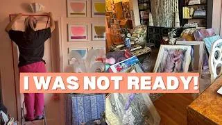 Thumbnail: I Had 2 Weeks to Finish My Apartment for Homeworthy… Here’s What Happened! Trash Paintings and DIYs