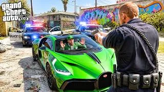 Thumbnail: FRANKLIN GETS PULLED OVER BY THE COPS IN GTA 5!!! (GTA 5 Mods)