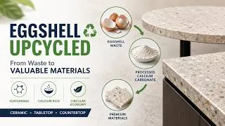 Thumbnail: Eggshell Waste: From Food Waste to Ceramic, Tabletop & Countertop