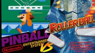 Thumbnail: Pinball vs Rollerball - Nintendo NES Gameplay 
