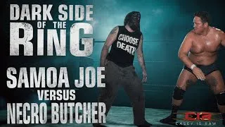 Thumbnail: Dark Side Of the Ring - Samoa Joe versus Necro Butcher review and reacting to the match