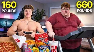 Thumbnail: 160lbs vs. 660lbs Life Swap