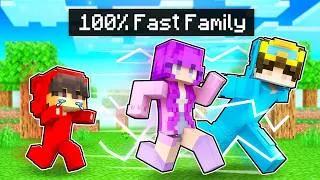 Thumbnail: Adopted by the FASTEST FAMILY in Minecraft!
