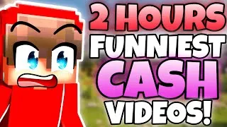 Thumbnail: 2 HOURS OF RELAXING CASH MINECRAFT VIDEOS TO FALL ASLEEP TO!