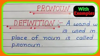 Thumbnail: “Pronoun in English Grammar in 60 Seconds 🔥 | आसान ट्रिक से सीखो!”