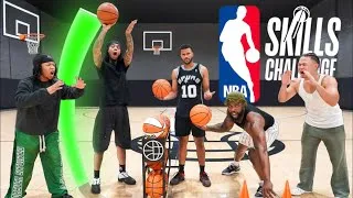 Thumbnail: Who Has More Basketball Skills? NBA Skills Challenge Cash vs Flight!