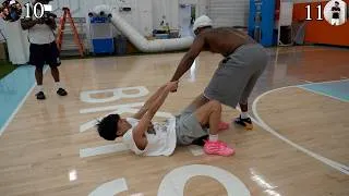 Thumbnail: NAIL BITING 1v1 Basketball Against Ray Asian Boy !