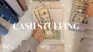 Thumbnail: Cash Stuffing $274 | cash envelope system | April paycheck 2026