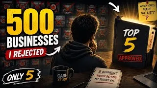 Thumbnail: I Researched 500 Businesses. These 5 Are Worth Starting in 2026