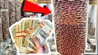 Thumbnail: ★I Won It ALL With Only ONE Quarter! 😱 | Coin Pusher