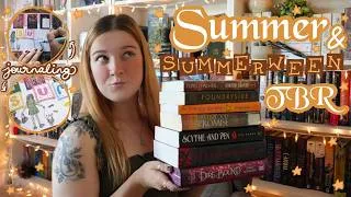 Thumbnail: books i want to read this SUMMER | my first summerween & lots of fantasy 🌻