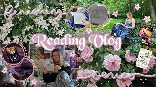 Thumbnail: READING VLOG | finishing series I’m in the middle of (+catching up!) 🌸