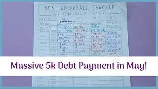 Thumbnail: $5000 Debt Payment!! -  May Debt Update