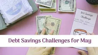 Thumbnail: May Debt Cash Saving Stuffing - ONE challenge finished!