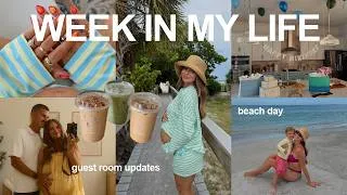 Thumbnail: realistic *pregnant* week in my life | birthday celebration, brunch & guest room refresh