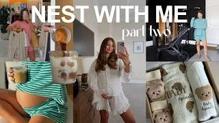 Thumbnail: NEST WITH ME | new stroller, closet clean out, prenatal massage