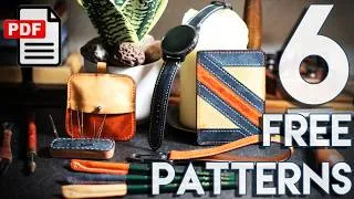 Thumbnail: 6 Scrap Leather Craft Patterns! | Tutorial