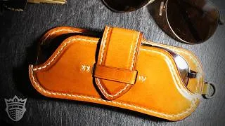 Thumbnail: Making a Leather Sunglasses Case | Relaxing DIY Leather Craft