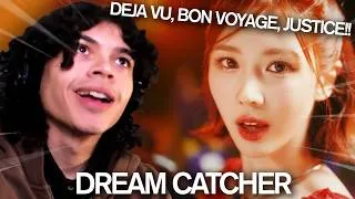 Thumbnail: reacting to Dreamcatcher Title Tracks!! (Deja Vu, Bon Voyage, Justice)!! these are actually PEAK!!!