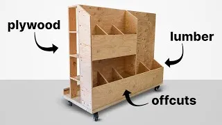 Thumbnail: Building a Lumber Storage Cart for my shop