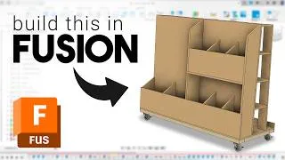 Thumbnail: Modeling a Lumber Storage Cart - Fusion 360 for Woodworkers