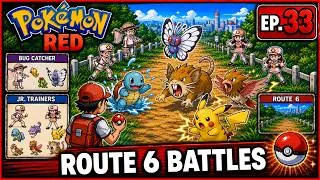 Thumbnail: Pokemon Red Ep. 33 – Battling Through Route 6 on the Way to Vermilion City | Retro Gaming
