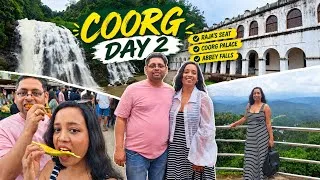 Thumbnail: Coorg Day 2: Abbey Falls, Raja’s Seat & a Hidden Waterfall 😍 | Travel Vlog 