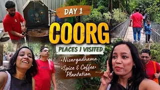 Thumbnail: Exploring Coorg for the First Time! 🌿 Spice Plantation & Nisargadhama