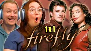 Thumbnail: Katie's first time watching Firefly! (SHE LOVED IT!!) Firefly 1x1 “Serenity" Reaction!!