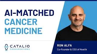 Thumbnail: How AI is Matching the Right Cancer Drug to the Right Patient w/ Ron Alfa Co-Founder & CEO of Noetik