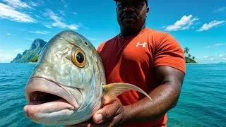 Thumbnail: Survival Fishing & Cooking with My friend