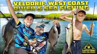 Thumbnail: WEST COAST RIVER & SEA FISHING! Smashed the ELF and Hotties at Velddrif! | Catch Cook