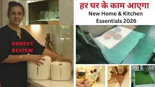 Thumbnail: Best Home & Kitchen Essentials 2026 for Indian Homes || Useful Products || Real Review & Hacks