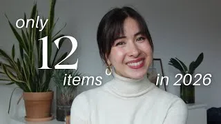 Thumbnail: I’m Only Buying 12 Things in 2026. (Extreme No-Buy)