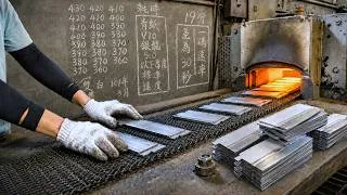 Thumbnail: 120,000 knives produced annually！Massive Chef Knife Factory Making _年產12萬把刀！80年老店菜刀製刀廠/台中菜刀王