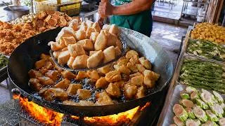 Thumbnail: Popular Fried Foods！Fried Chili, Fried Fish Tofu, Fried Wontons_Satay_獨特炸物來襲！炸青龍, 炸魚腐皮, 炸雲吞_忠記大樹頭
