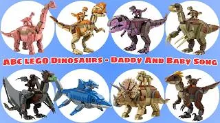 Thumbnail: ABC LEGO Dinosaurs Song 🦖 Daddy & Baby Animal Sounds | Fun Learning ABC Song for Kids & Toddlers