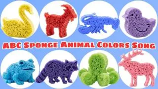 Thumbnail: ABC Animals Color Sponge Animals A - Z 🧽🐾 ABC Song for Kids | Learn Animals, Sounds & Colors Fun!