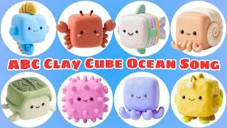 Thumbnail: ABC Sea Animals Song 🐠 Clay Cube Ocean Creatures 🌊 Nursery Rhymes for Kids & Toddlers 🎶