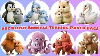 Thumbnail: ABC Animal Song 🐾 Big & Small Animals Tear Surprise Bags | Learn Alphabet A–Z for Kids Fun